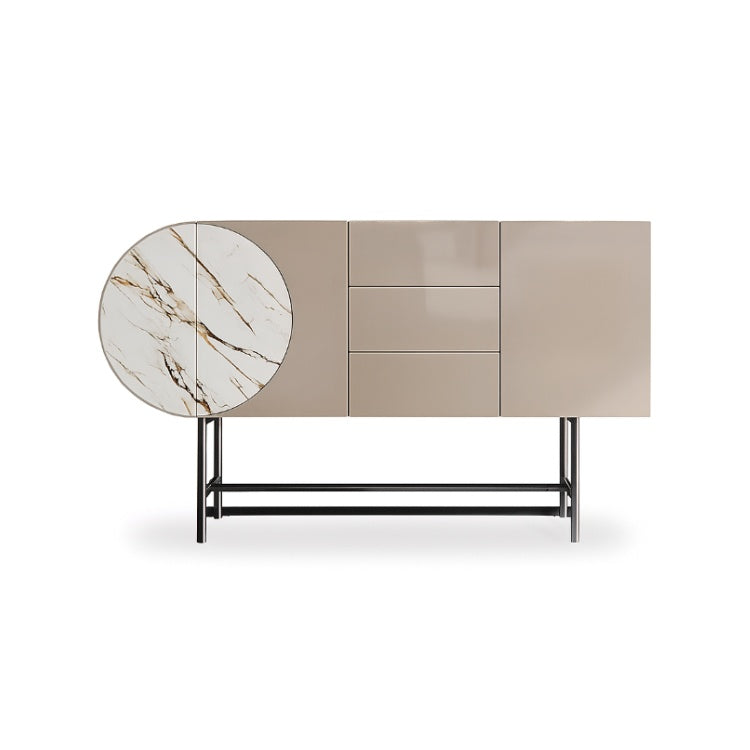 Consola mobilier 150 cm x 85 cm Selene Beige, comoda Homedit - Image 5