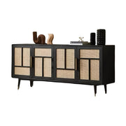 Consola mobilier premium, comoda Manhattan din lemn masiv de frasin 180 cm x 86 cm x 45 cm, Homedit - Image 2