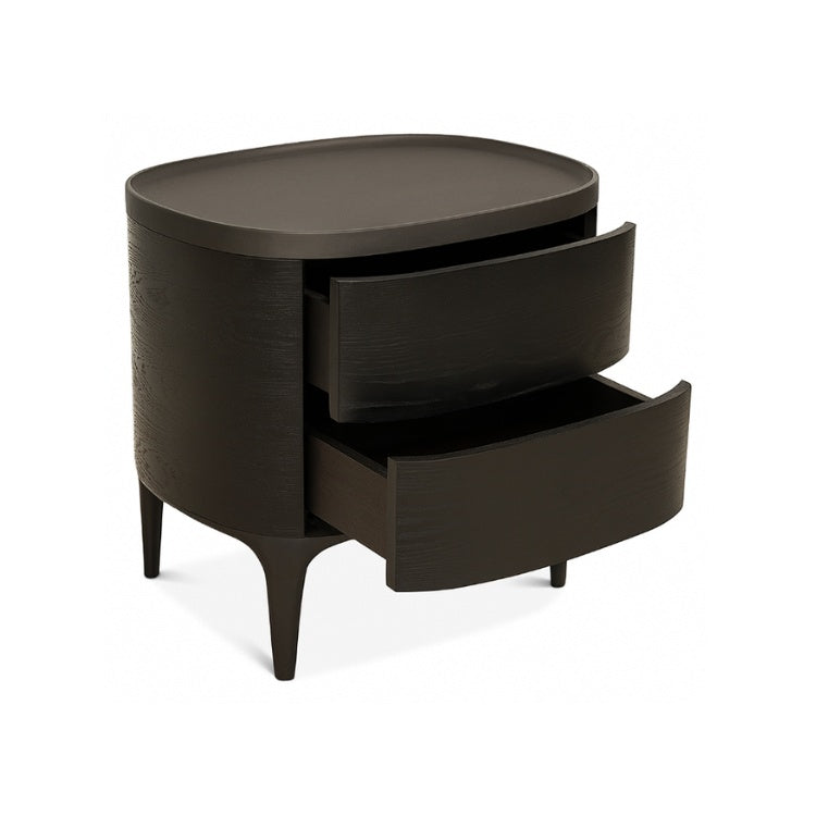 Noptiera Premium Belmont Black, 58 x 44 x 56 cm, Homedit - Image 2