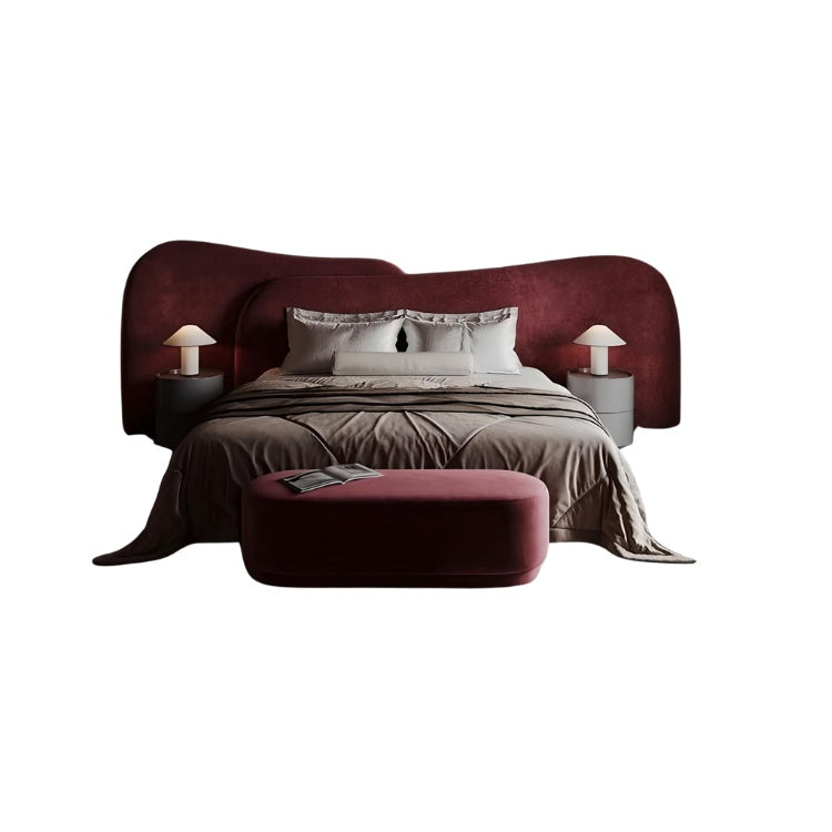 pat premium Arco tapitat, cadru lemn masiv, Homedit - Image 2