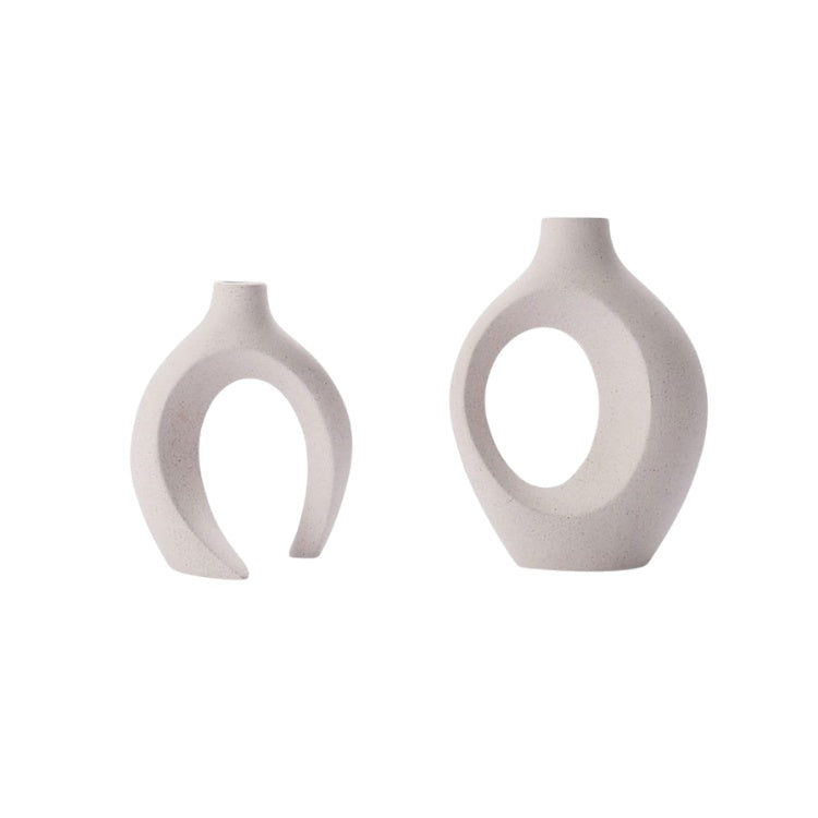 Vaza din ceramica Sarah, 16.2 cm x 21.5 cm x 3.3 cm / 13.8 cm x 17.6 cm x 2.4 cm, Homedit - Image 2