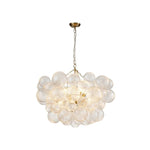 Candelabru Edmonton, sticla si otel, cu 6 sau 12 lumini, Homedit - Image 2