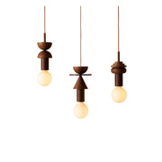 Lampa suspendata Century 3 din lemn de frasin, 9.5 cm x 32 cm, Homedit - Image 2