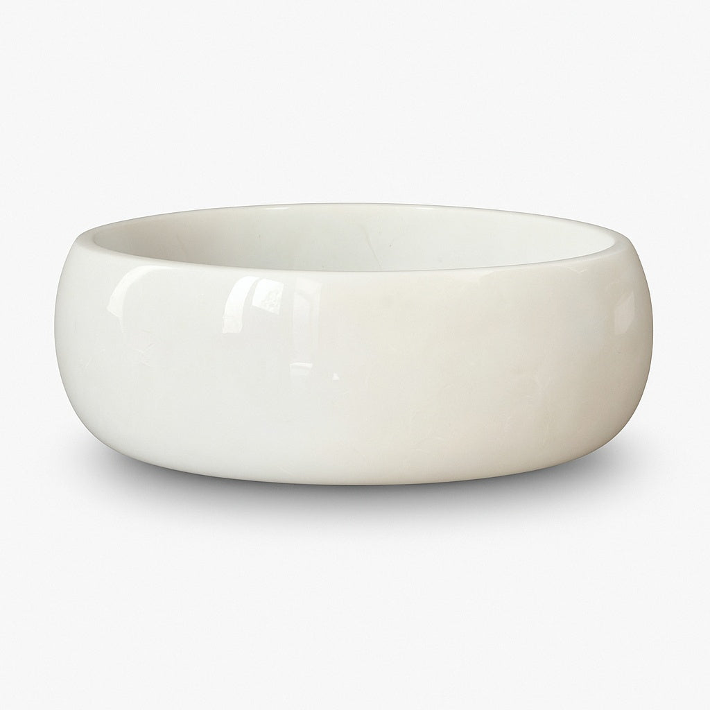 lavoar din piatra naturala 38 cm x 15 cm creta, homedit - Image 2