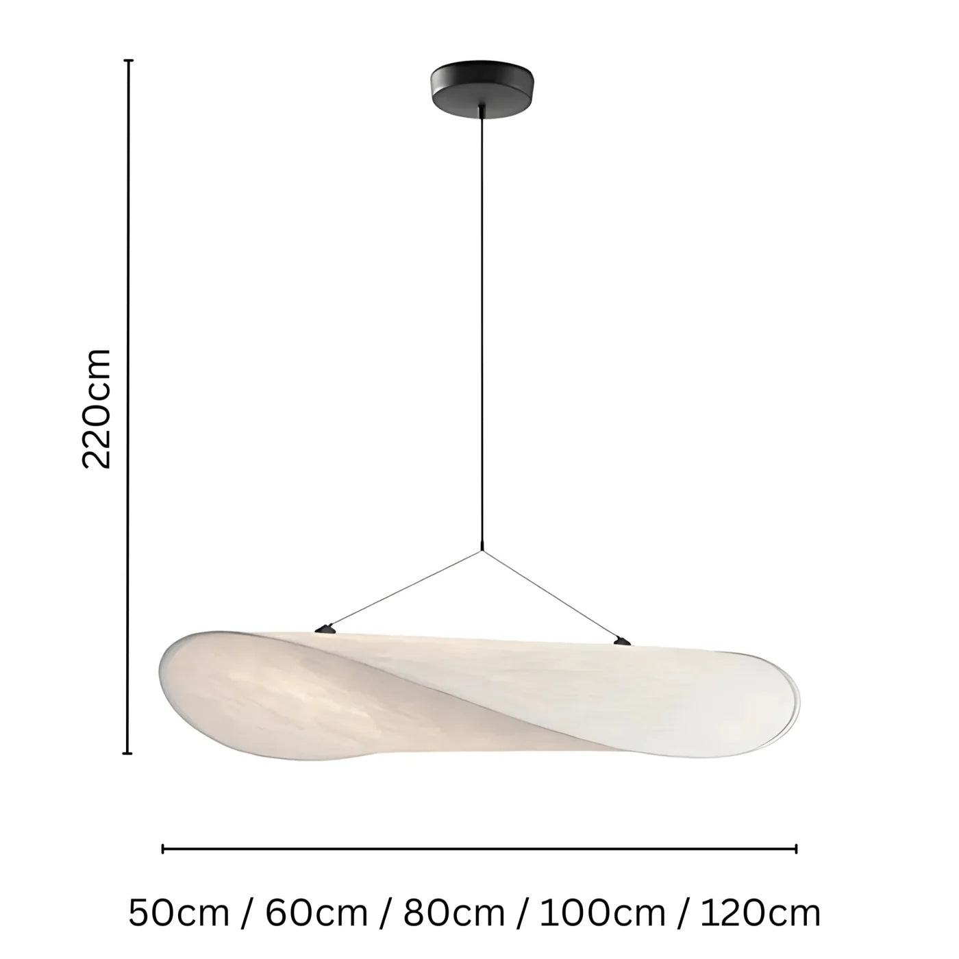lustra veil cu design fluid reglabila, homedit - Image 9
