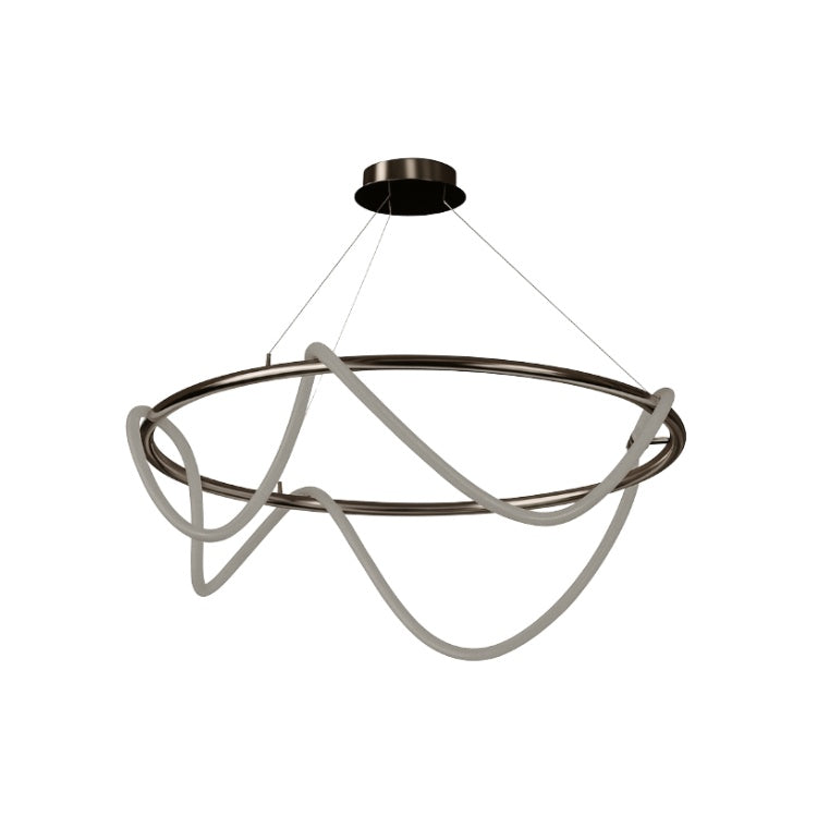 lustra moderna led maleabil rondy, homedit - Image 2