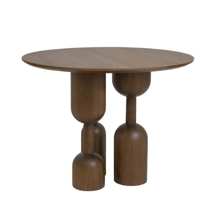 Masa dining din lemn masiv de stejar Martino, masa Bucatarie, Homedit - Image 2