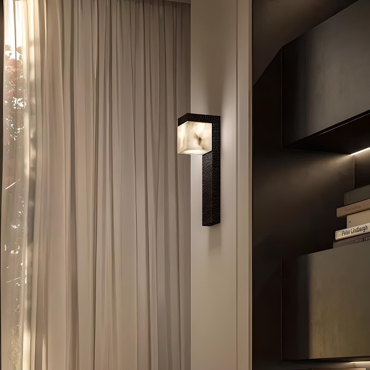 aplica de perete cu design modern fool, 10 cm x 40 cm, homedit - Image 3