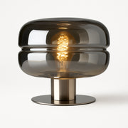 lampa din sticla si metal zona, 26 cm x 26 cm, homedit - Image 2