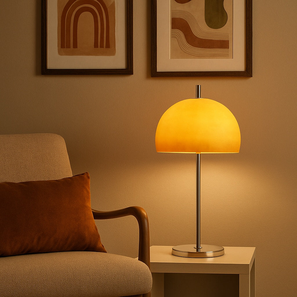 lampa dunne design modern cu abajur din sticla, 30 cm x 62 cm, homedit - Image 5