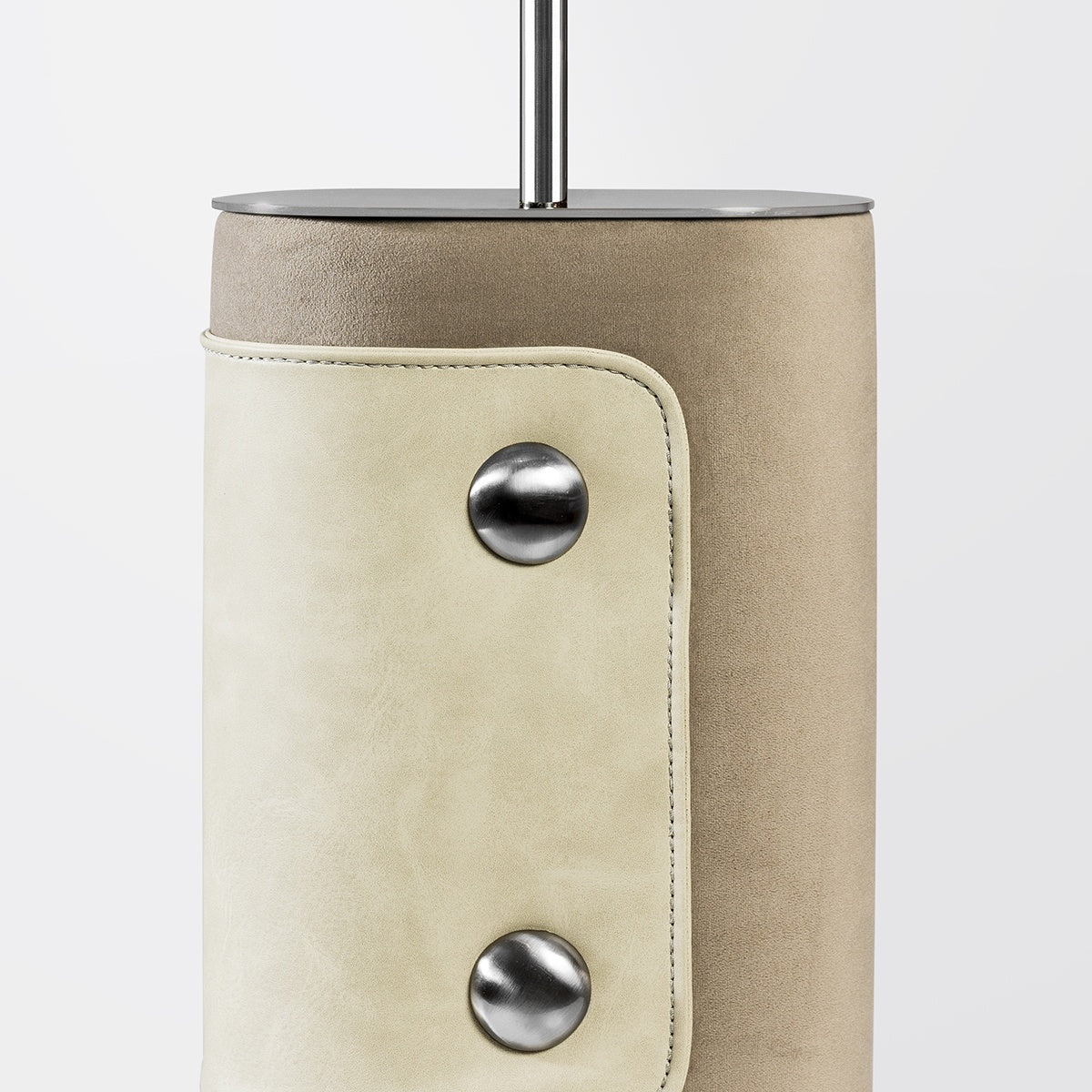 lampa eleganta din piele si textil chevron, 38 cm x 64 cm, homedit - Image 6