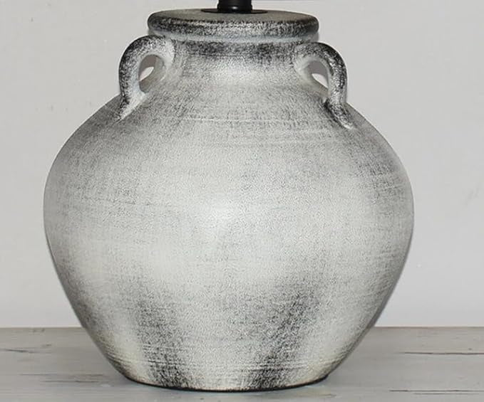 lampa ceramica cu abajur textil cupra, 51 x45 cm, homedit - Image 5