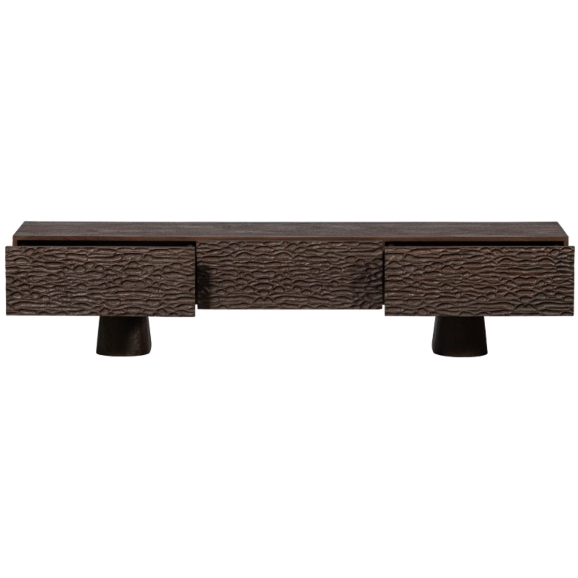 comoda tv lemn de mango bingle, 40 x 180 x 40 cm, homedit - Image 3