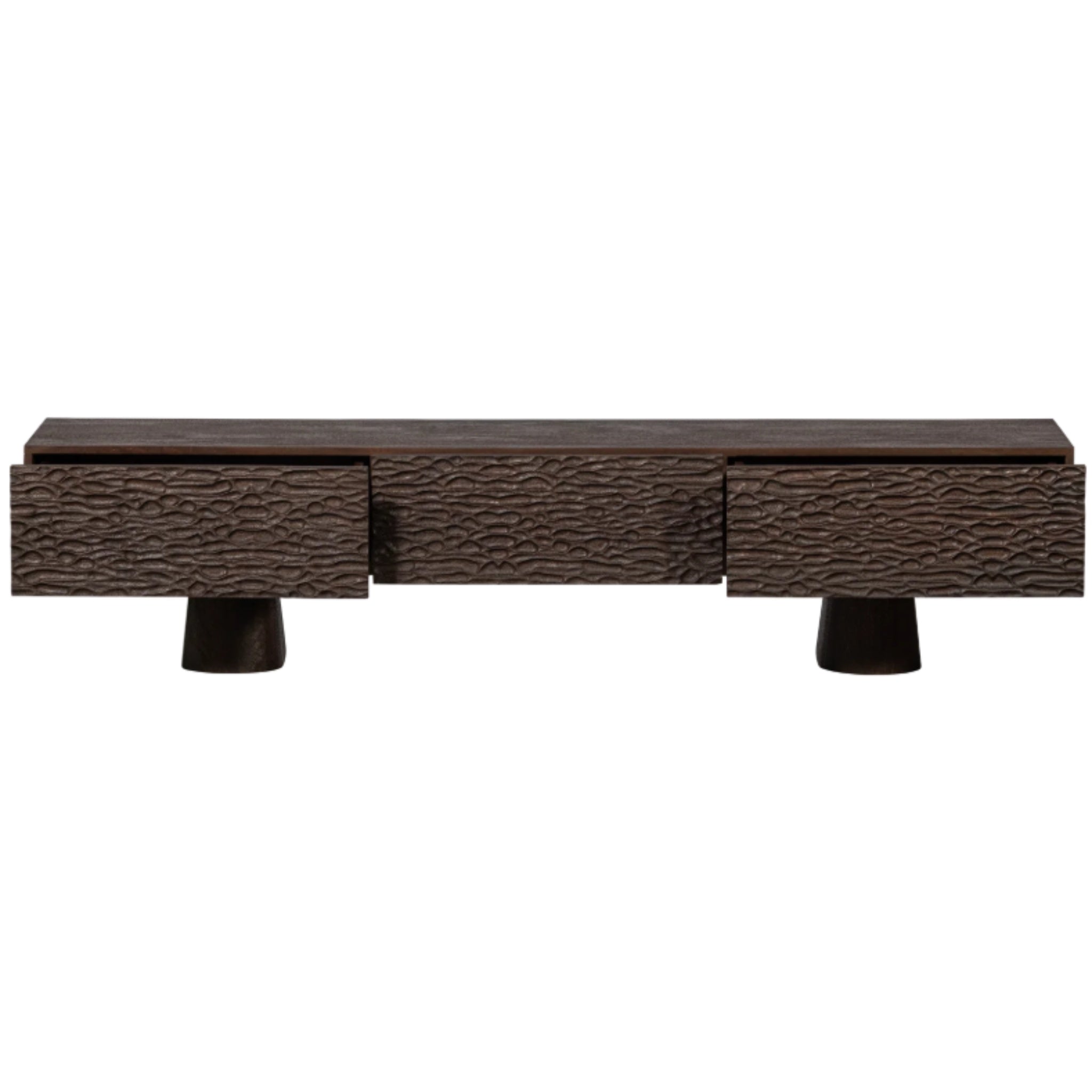 comoda tv lemn de mango bingle, 40 x 180 x 40 cm, homedit - Image 3