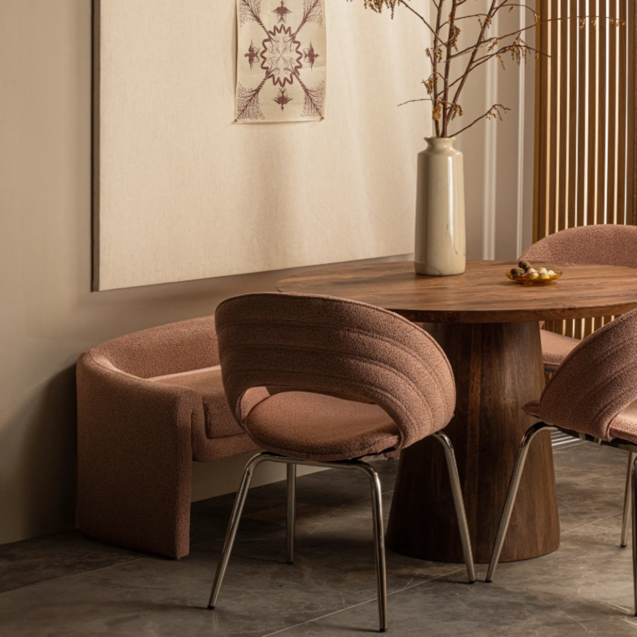 masa dinning lemna masiv de mango lunaro, 76 x 130 cm, homedit - Image 4