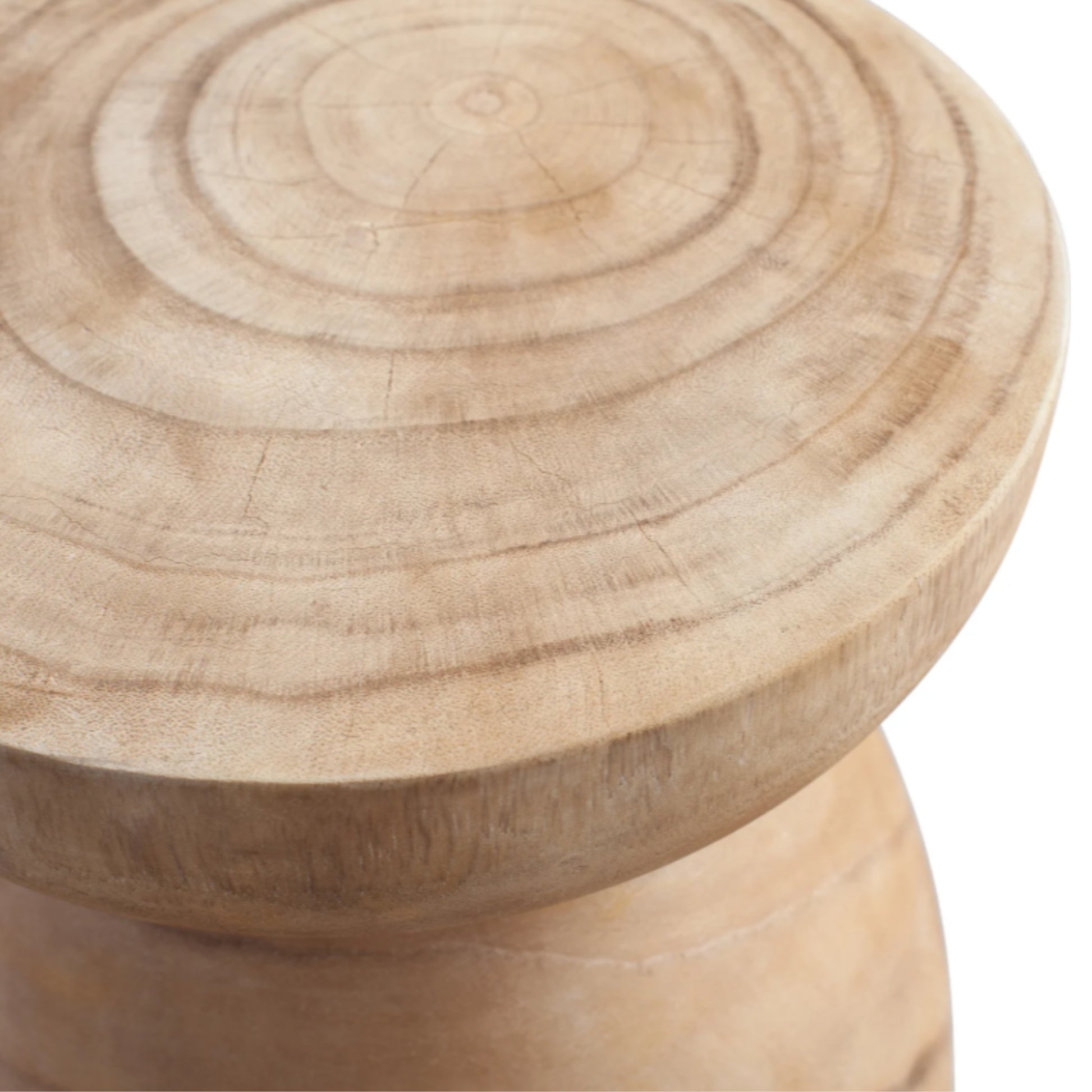 masuta cafea lemn de paulownia Kalind, 40 x 28 cm, homedit - Image 3