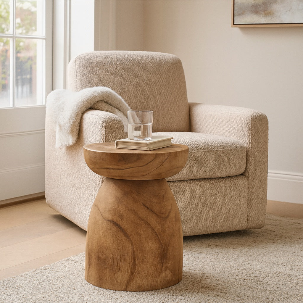 masuta cafea lemn de paulownia Kalind, 40 x 28 cm, homedit - Image 4