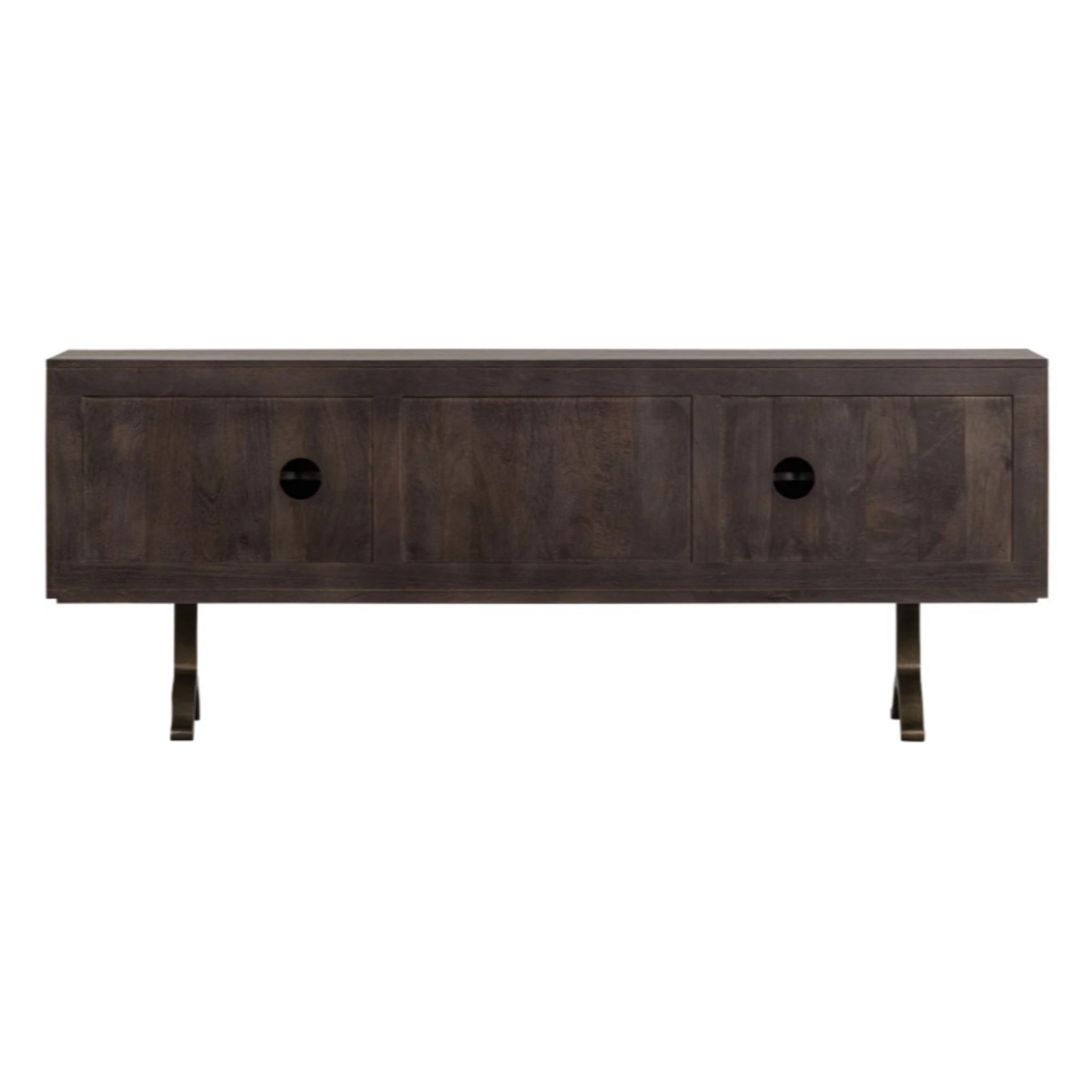 comoda tv lemn de mango geoda, 70 x 180 x 40 cm, homedit - Image 5