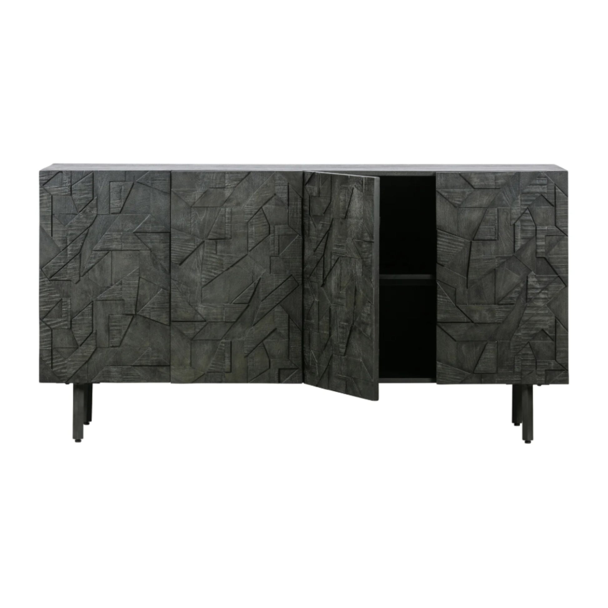 comoda tv grafica, 83 x 160 x 40 cm, homedit - Image 3