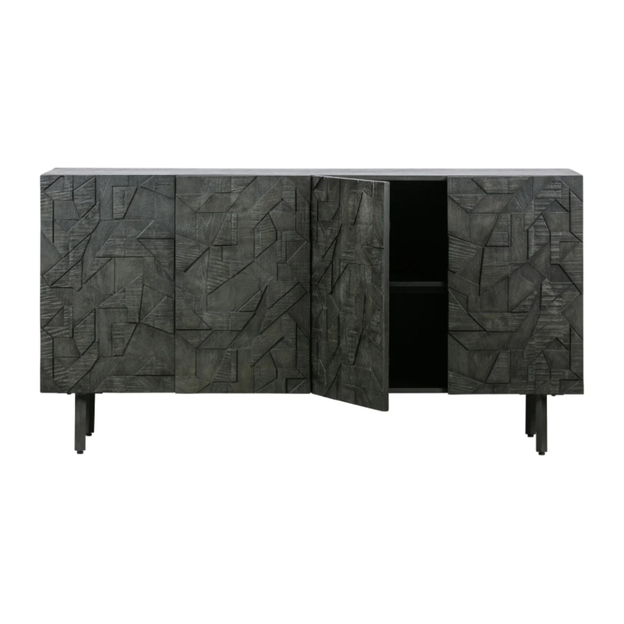 comoda tv grafica, 83 x 160 x 40 cm, homedit - Image 3