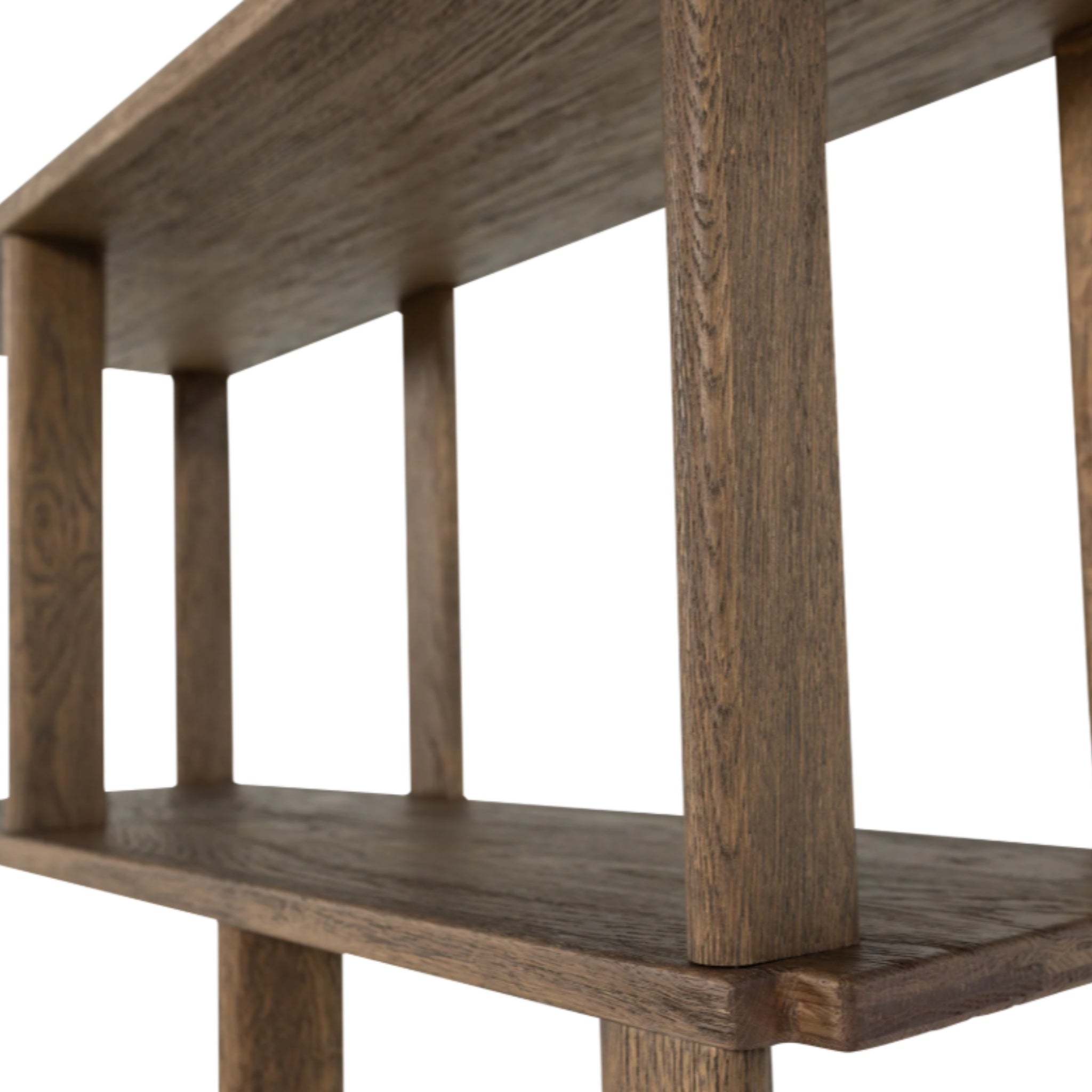 biblioteca stejar nero, 186 x 90 x 30 cm, homedit - Image 3