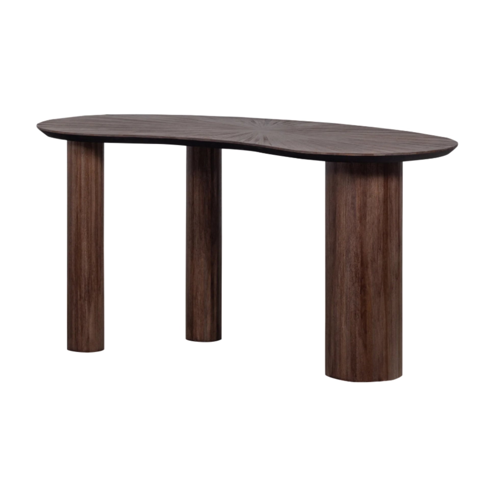 mada dinning / birou malta, lemn masiv de tec, 150cm, homedit - Image 2