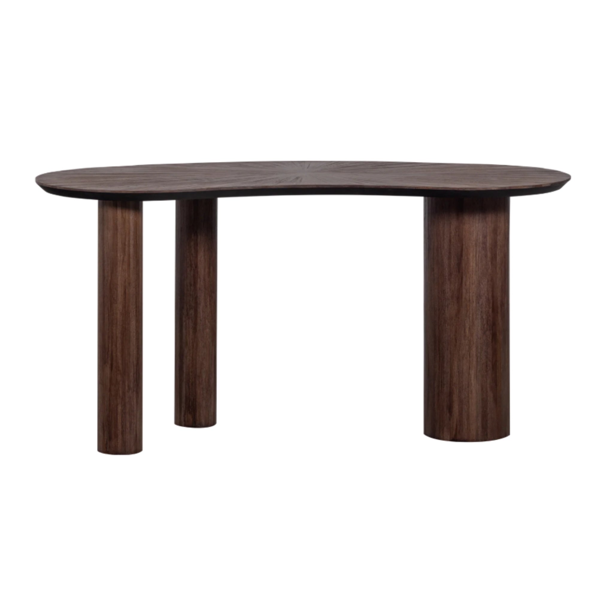 mada dinning / birou malta, lemn masiv de tec, 150cm, homedit - Image 6