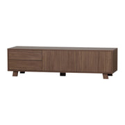 comoda tv lemn masiv de nuc rincol, 42 x 160 x 44 cm, homedit - Image 2