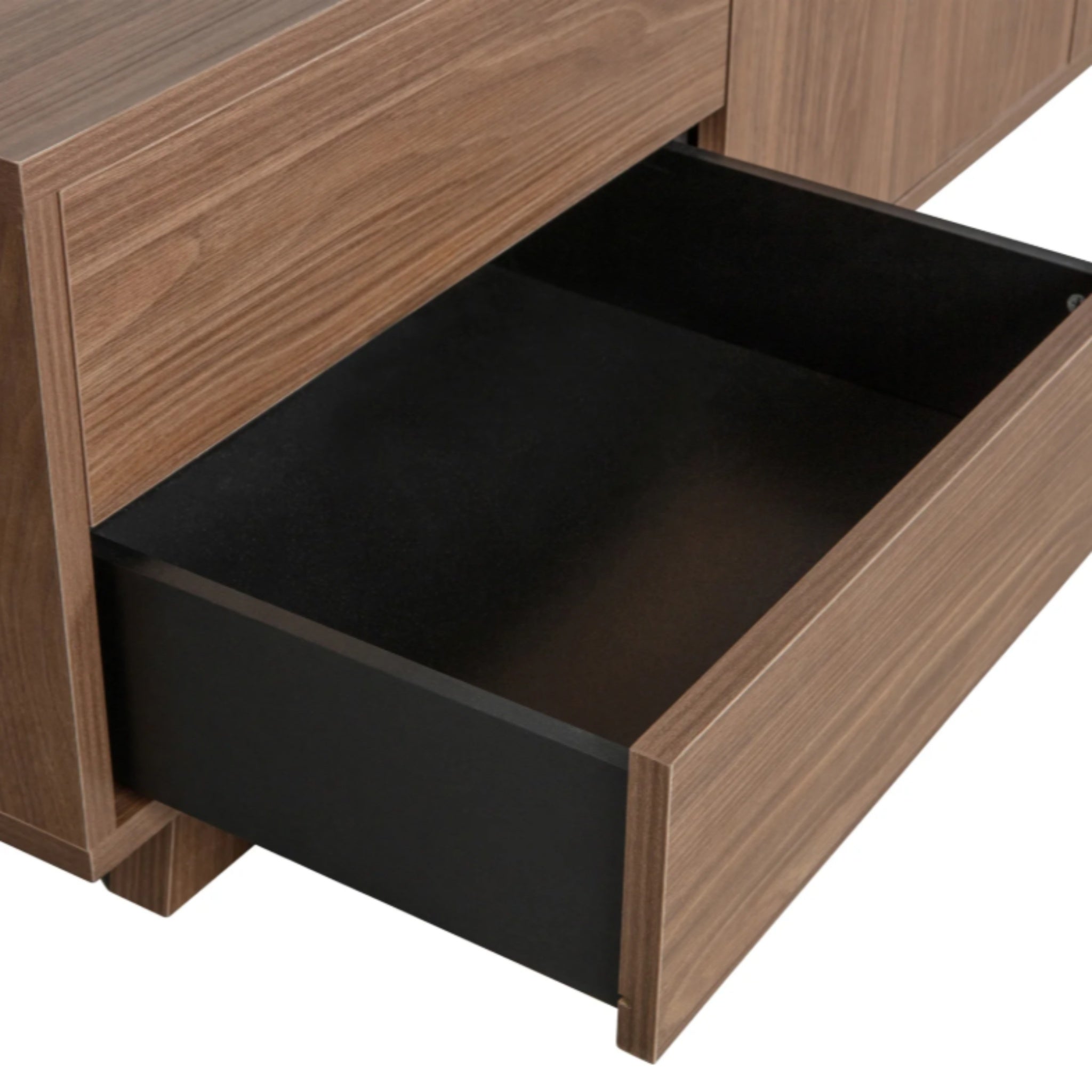 comoda tv lemn masiv de nuc rincol, 42 x 160 x 44 cm, homedit - Image 4