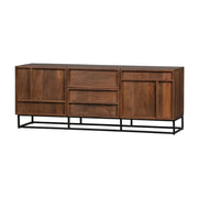 comoda tv lemn de mango nirma, 54 x 140 x 42 cm, homedit - Image 2