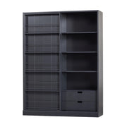biblioteca lemn de pin evond, 200 x 150 x 46.5 cm, homedit - Image 2