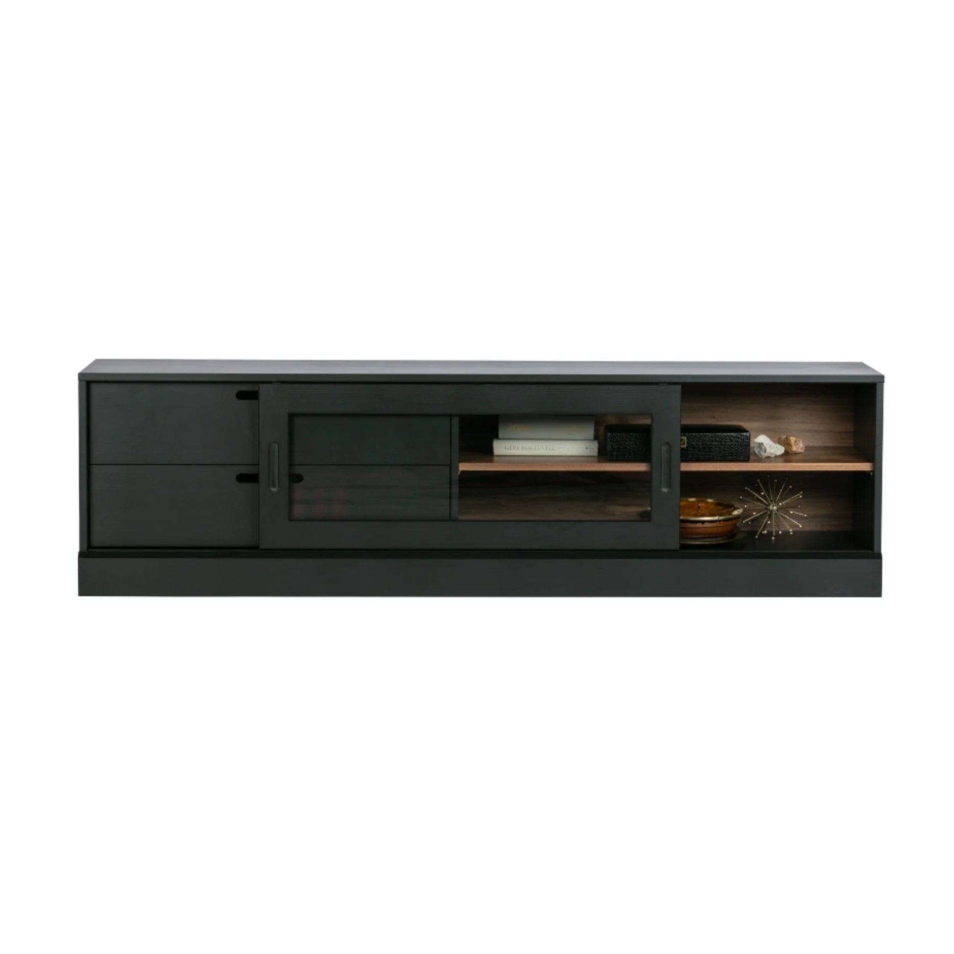 comoda tv tidoc, lemn masiv de pin, 180 x 50 x 42 cm, homedit - Image 5
