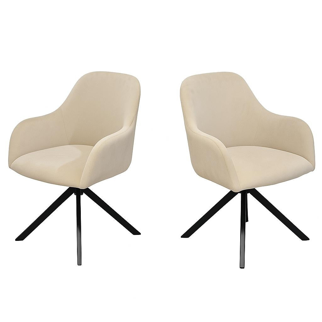 Scaun rotativ Huis, tapiterie catifea, Homedit - Image 2