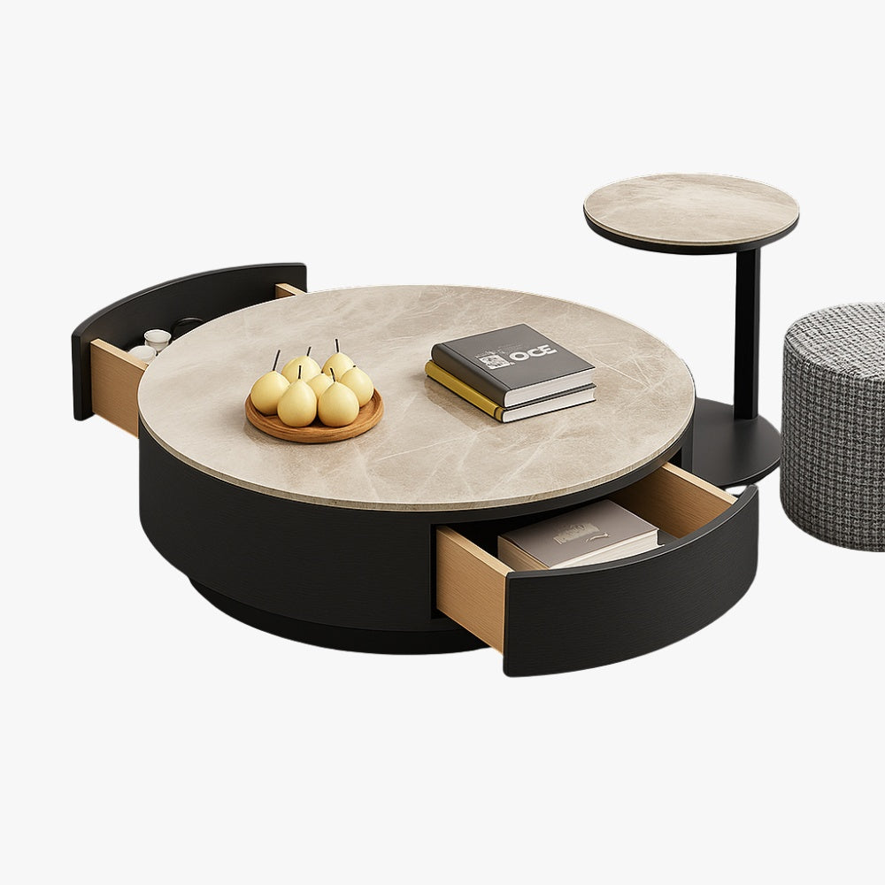 set  masa cafea , Comoda tv extensibila, (180-260) x 40 x 29 cm Nicole, Homedit - Image 6