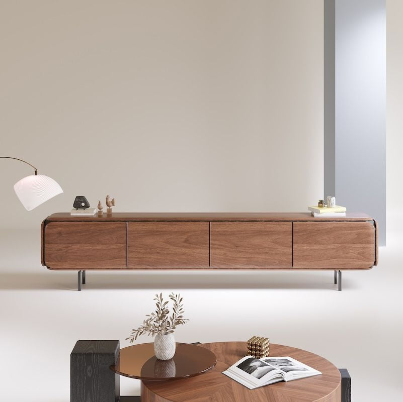 Comoda tv Astra din lemn, 200 x 40 x 55 cm, Homedit - Image 4