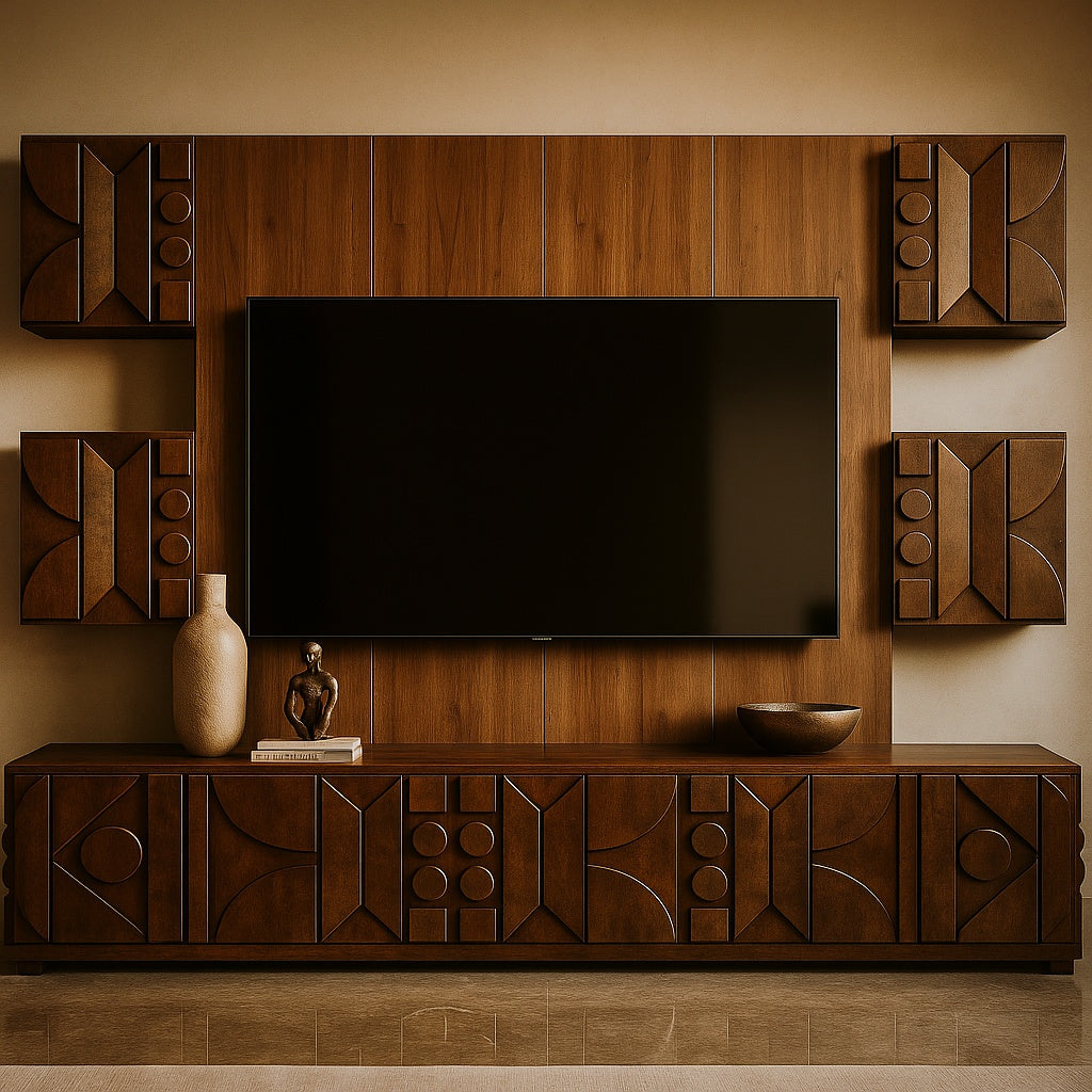 set living premium geotry, lemn de stejar, homedit - Image 3