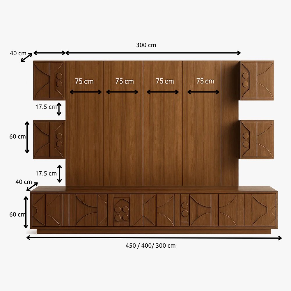 set living premium geotry, lemn de stejar, homedit - Image 5