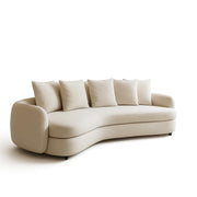 Canapea piele Suedi, 260 x 105 x 65, Homedit - Image 2