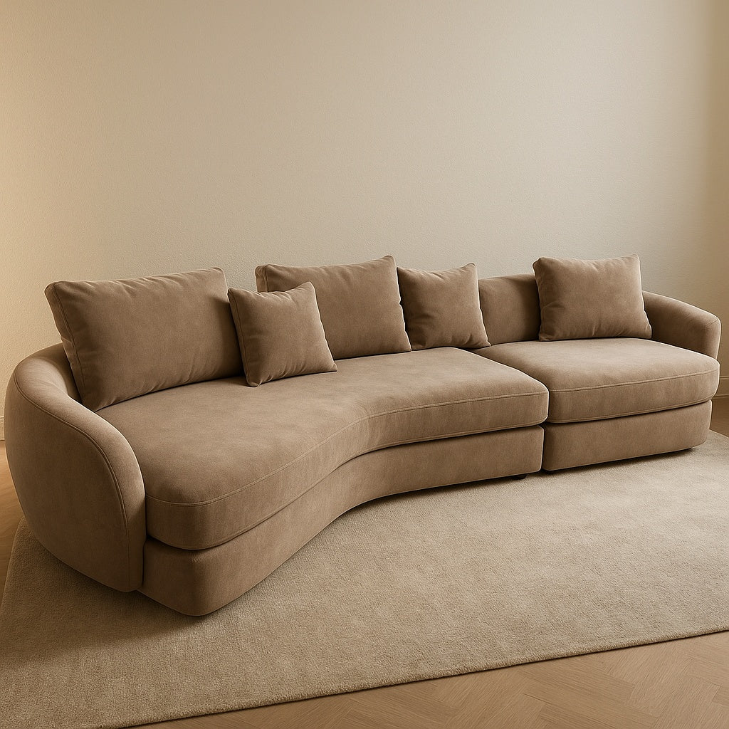 Canapea Suedi Large, 320 x 155 x 65 cm, Homedit - Image 5