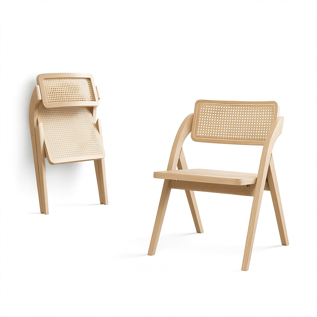 Scaun pliabil din lemn masiv premium Sole, Homedit - Image 13