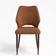 Scaun catifea maro cora, 89 cm x 45 cm, Homedit - Image 2