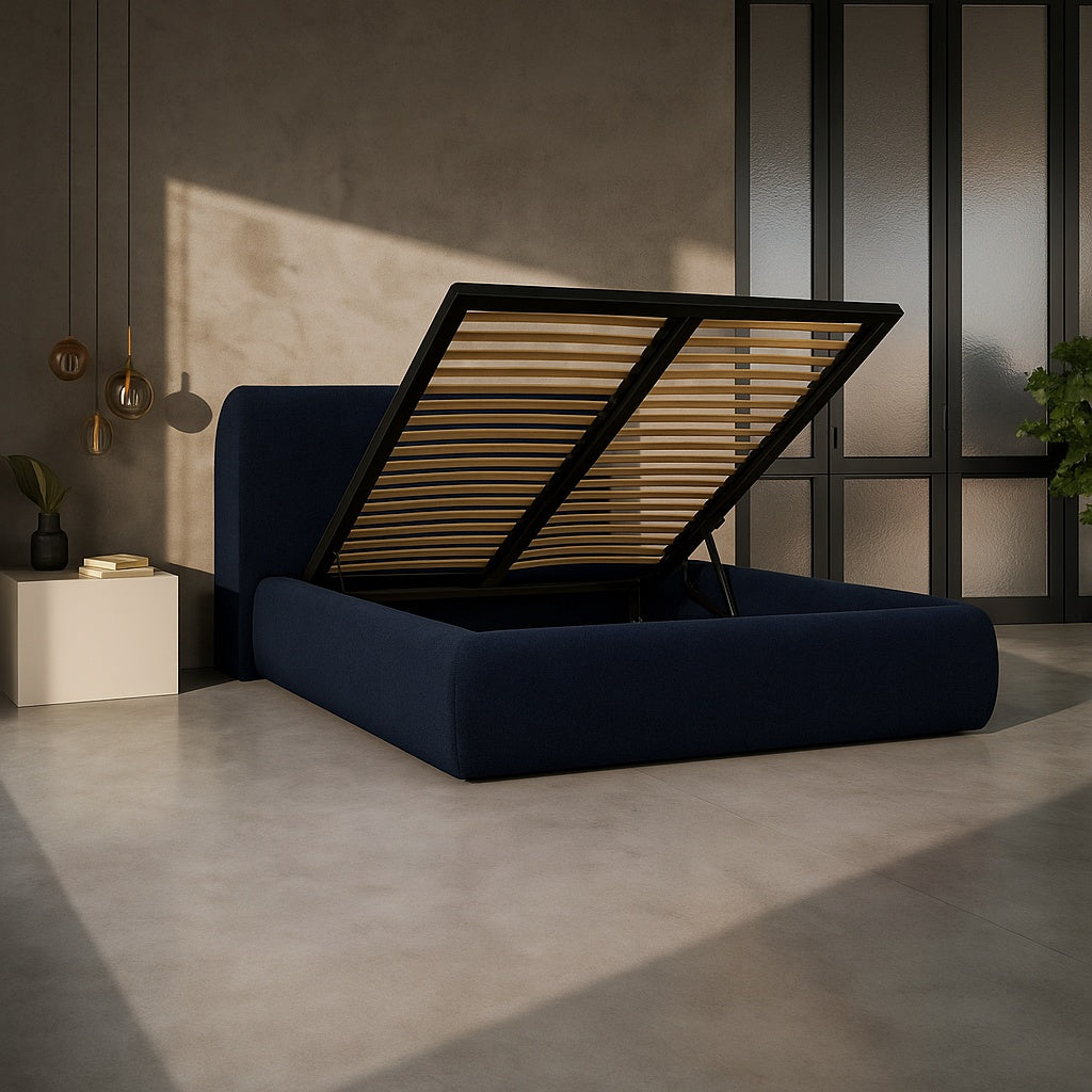 Pat premium Laverto, cu lada pneumatica, 160 x 200 cm, Homedit - Image 5