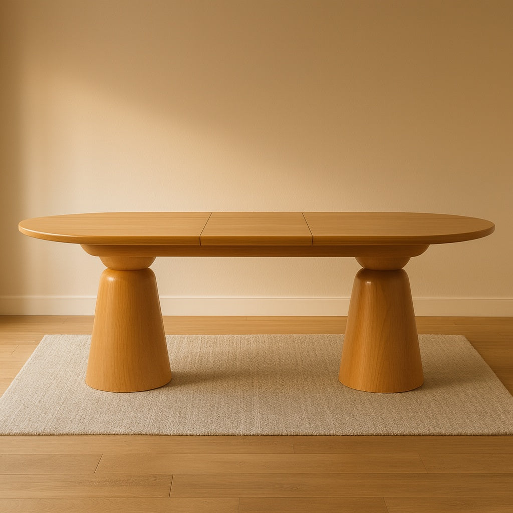 Masa Africa ovala, extensibila 140cm - 200cm, Homedit - Image 3