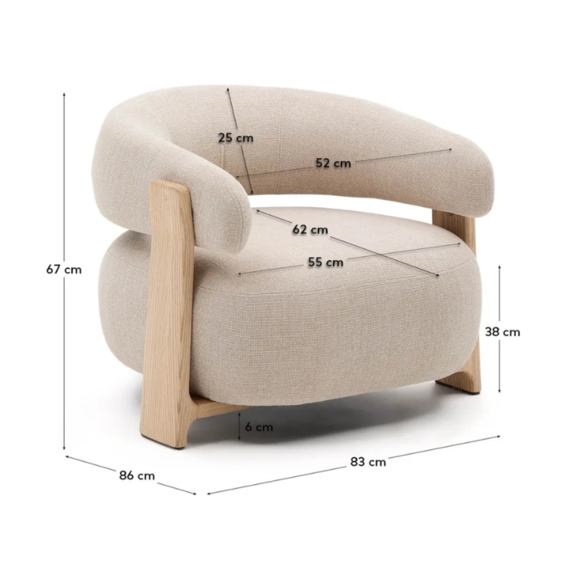 fotoliu swing, 86 x 83 x 67 cm, homedit - Image 4