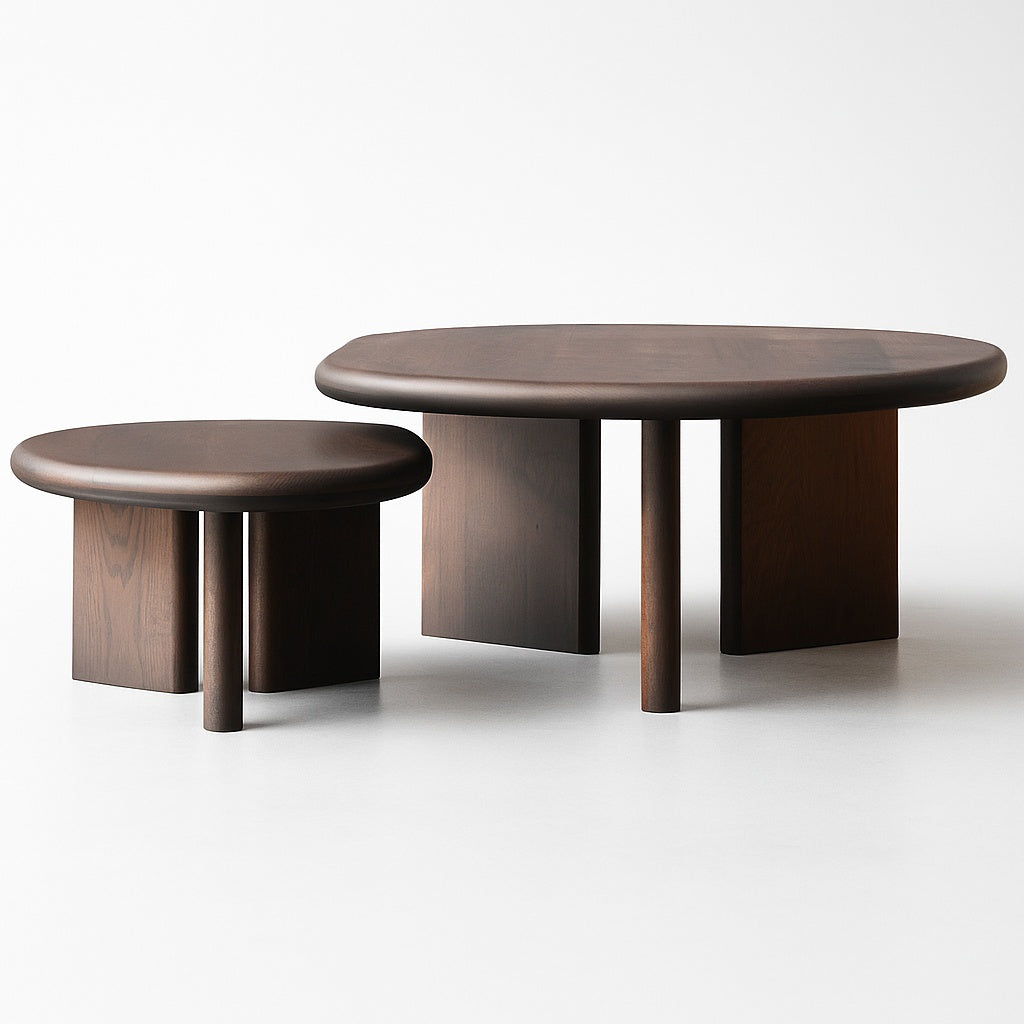 set masute de cafea chrisy, 80  x 45 + 48 x 33 cm, homedit - Image 2