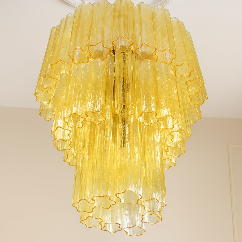 candelabru texer, sticla si metal, homedit - Image 3