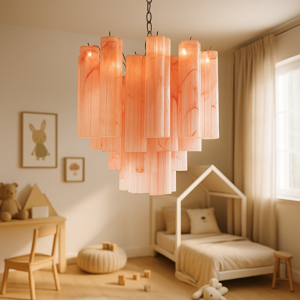 candelabru sticla taffy, 50 cm x 44 cm, homedit - Image 3