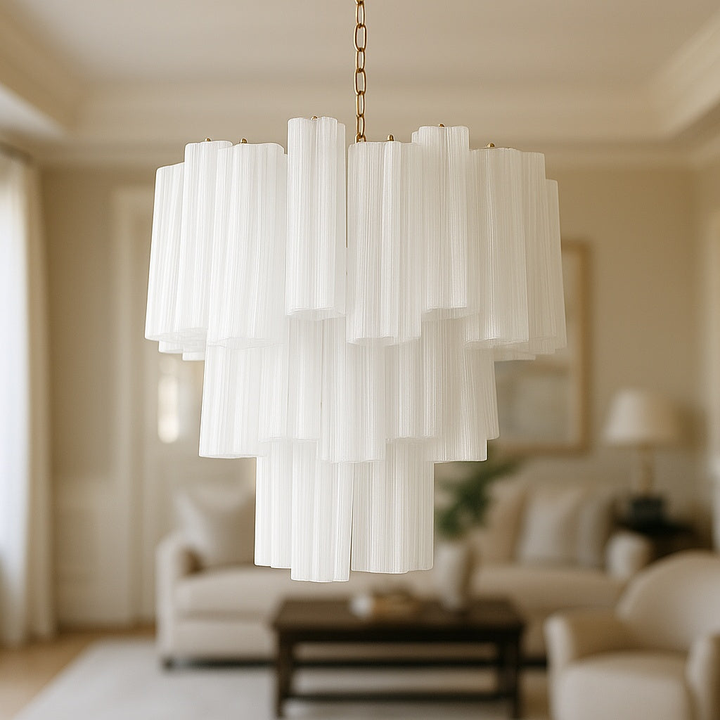 candelabru crissy, elemente de metal si sticla, homedit - Image 3