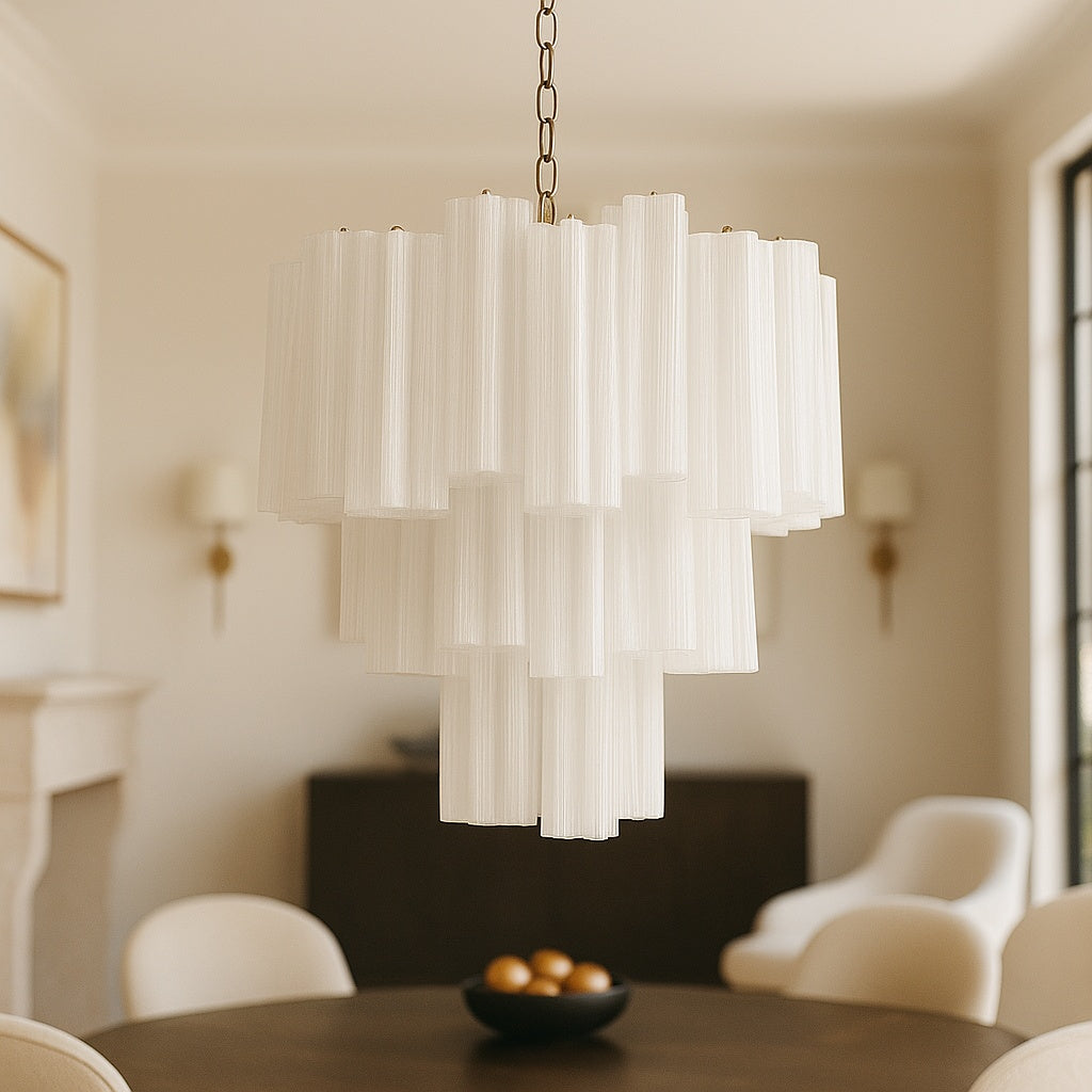 candelabru crissy, elemente de metal si sticla, homedit - Image 4