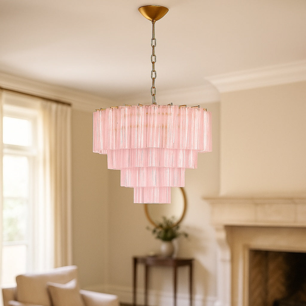 candelabru roselia, sticla si metal, 80 cm x 80 cm, homedit - Image 3